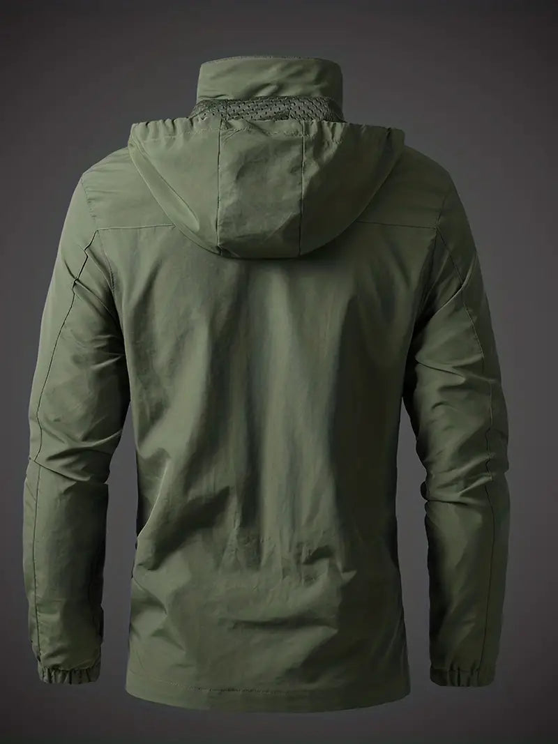 Waterproof Windproof Packable Hooded Jacket for Men | Outdoor Wear