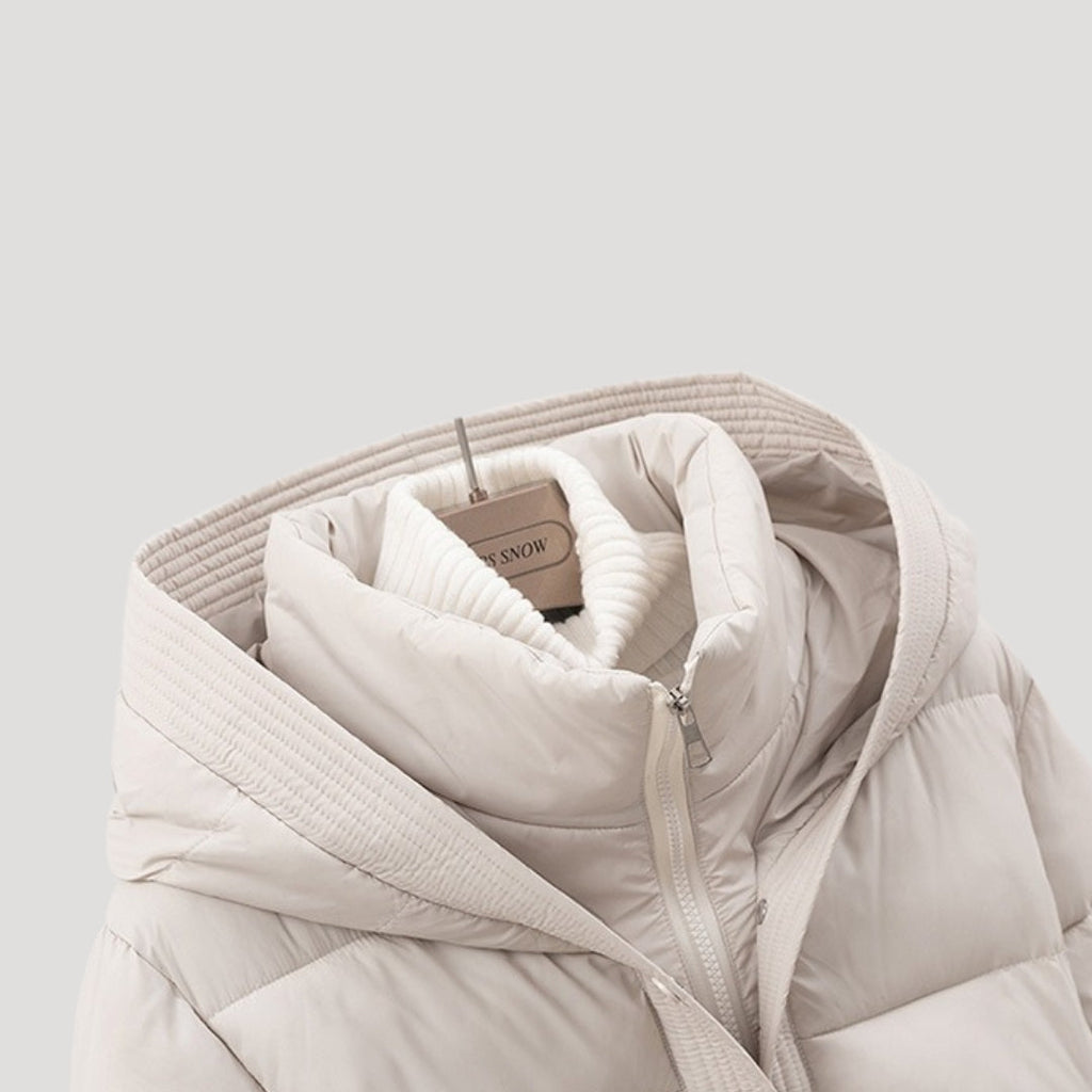 Women's Winter Coat | Quilted Belted Cut