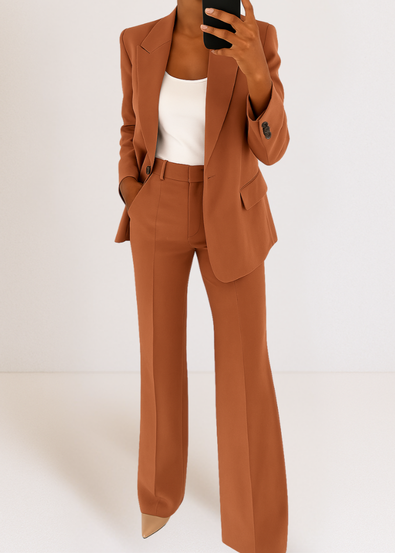 Tailored Blazer Pants Coordinate Set for Women | Smart Office Evening Wear