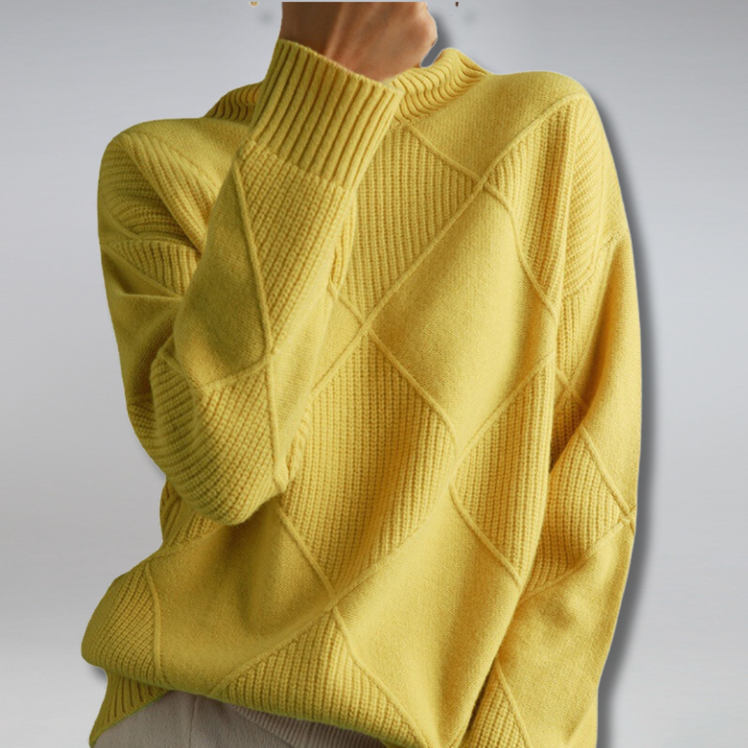 Warm Women's Turtleneck | Elegant Long Sleeve Sweater