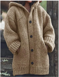 Women's Cardigan | Loose Fit with Button Closure