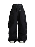 Baggy Loose Fit Cargo Snowboard Pants for Men | Winter Sports Multi Pocket