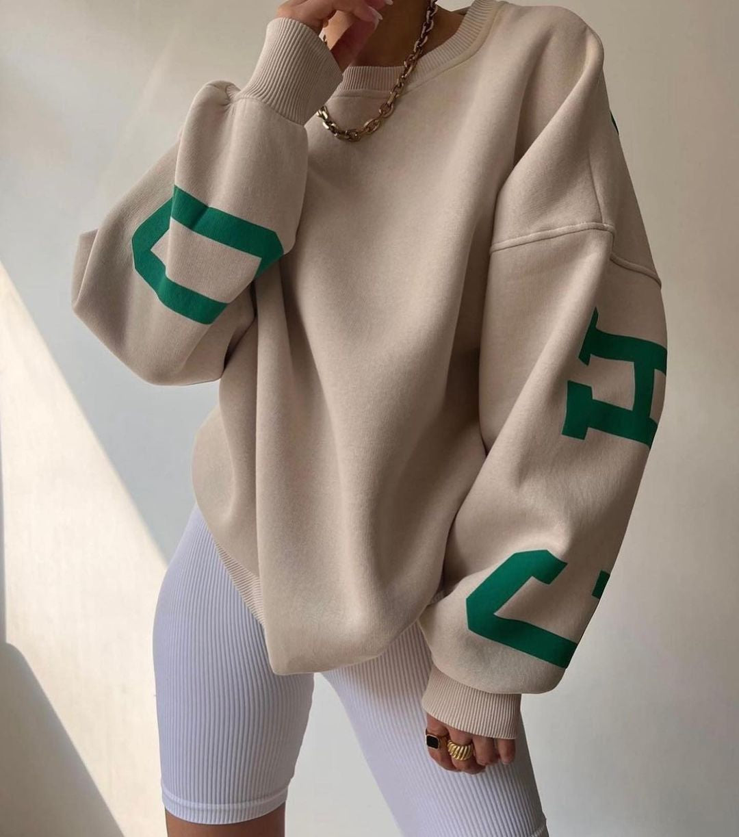 Women's Sweater | Loose Fit Long Sleeve Pullover for Everyday Wear