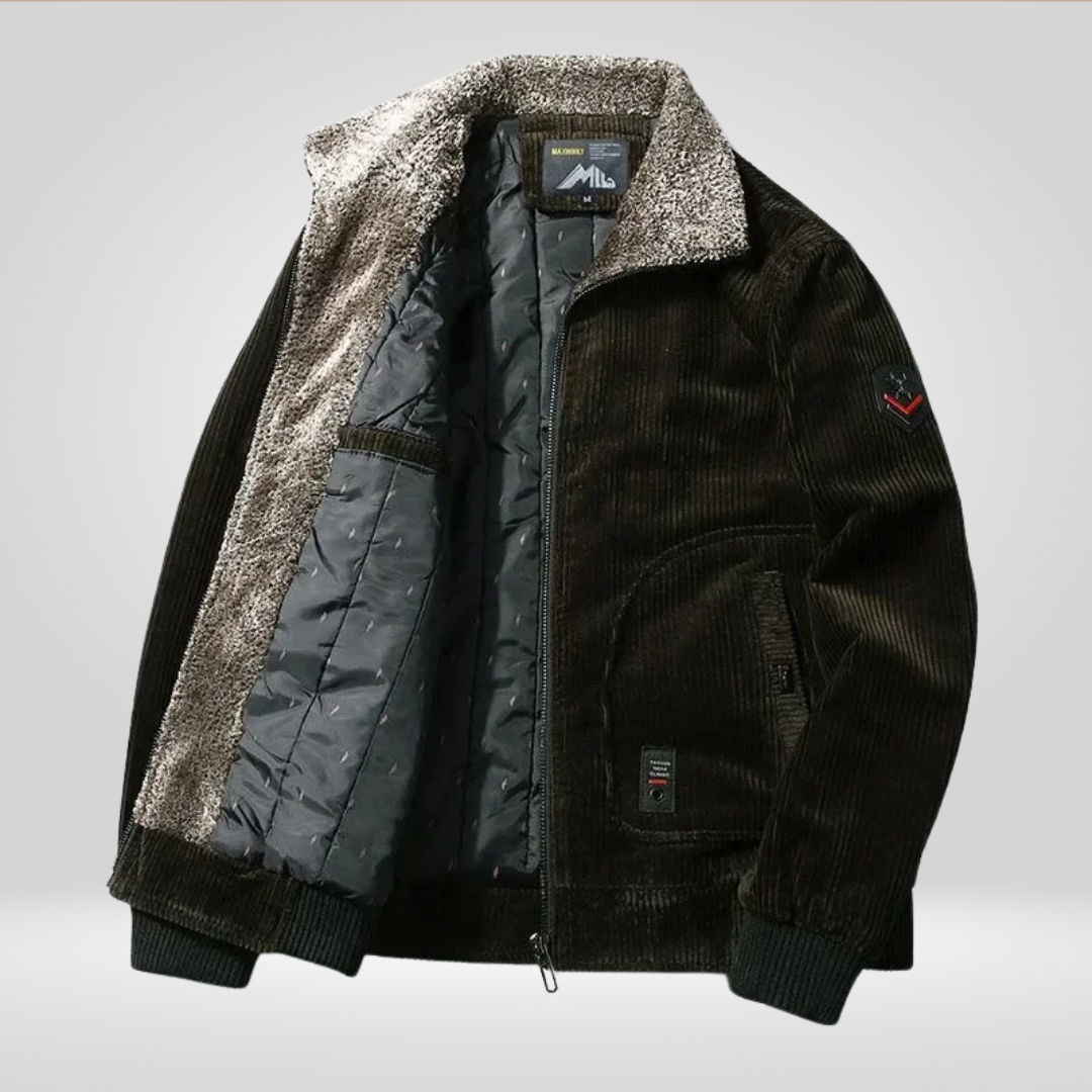 Men's Jacket | Windproof Insulated Winter Clothing in Large Sizes