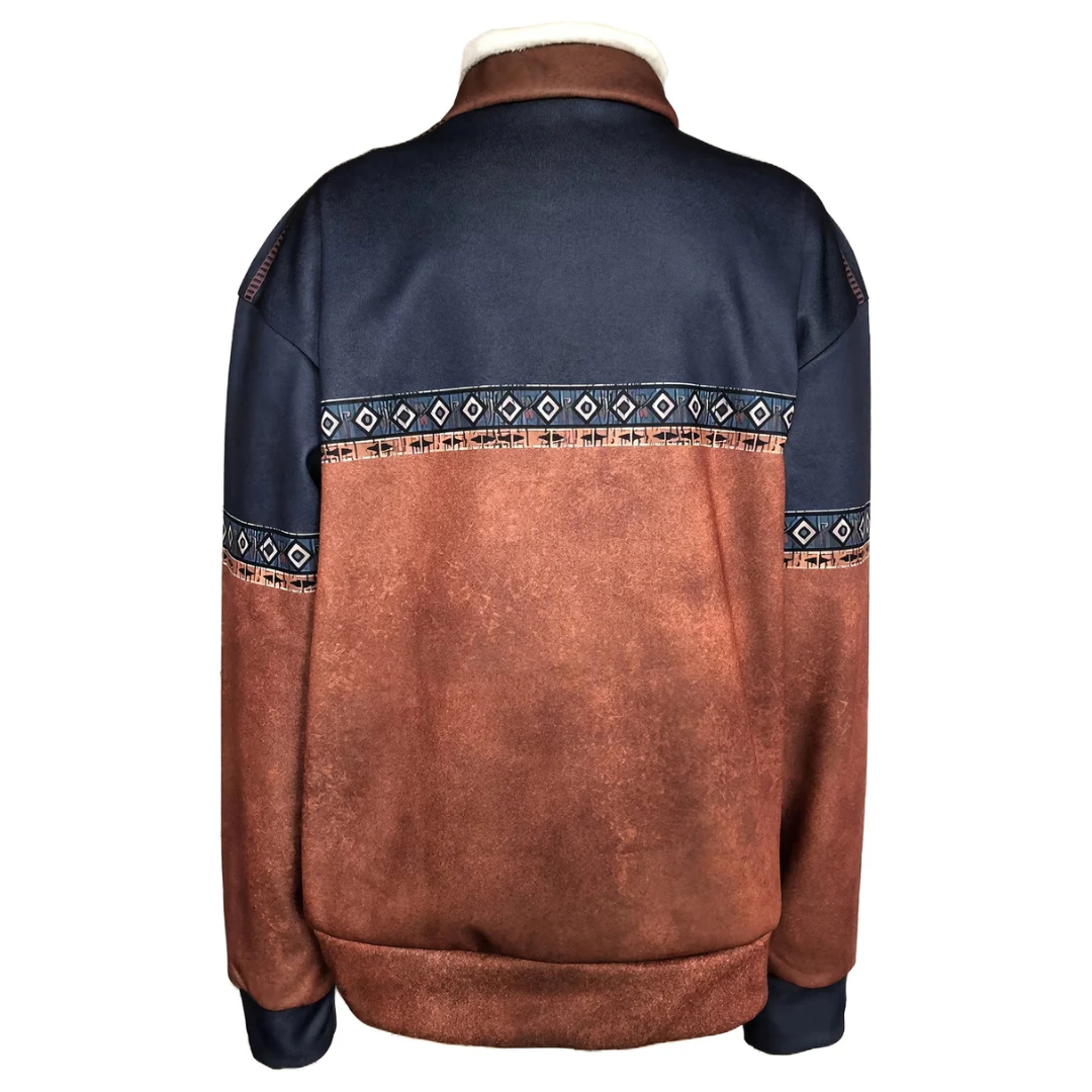 Men's Zip Sweater | Warm with Long Sleeves