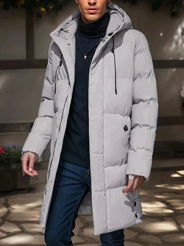 Men's Parka Jacket | Long Waterproof Quilted Insulated