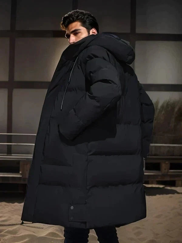 Men's Parka Jacket | Long Waterproof Quilted Insulated