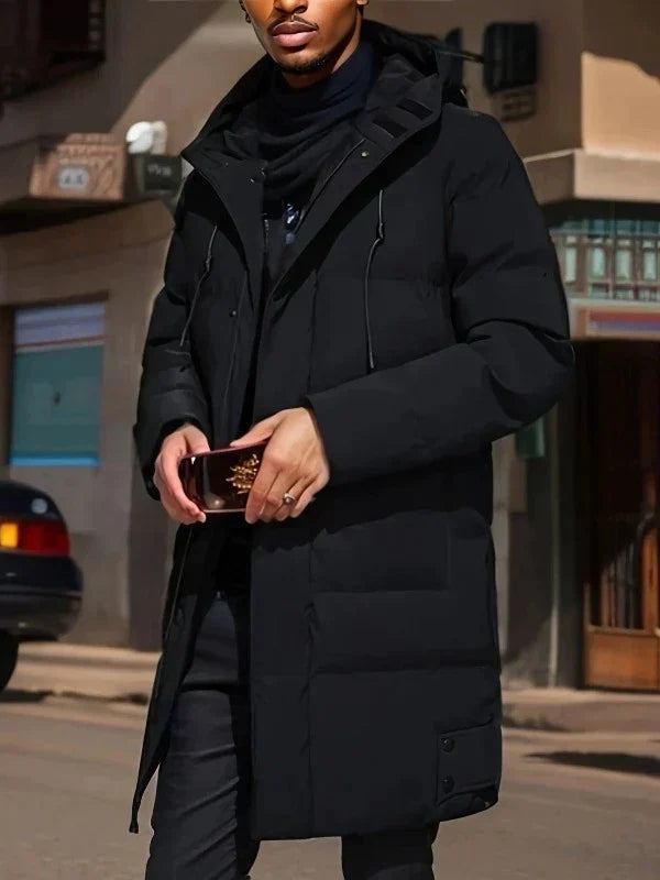 Men's Parka Jacket | Long Waterproof Quilted Insulated