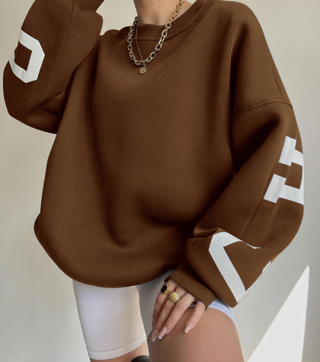 Women's Sweater | Loose Fit Long Sleeve Pullover for Everyday Wear