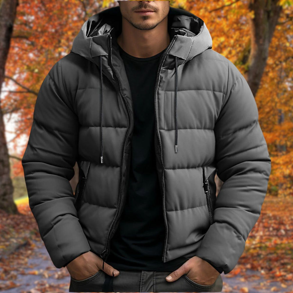 Men's Winter Jacket | Waterproof Insulated with Adjustable Hood