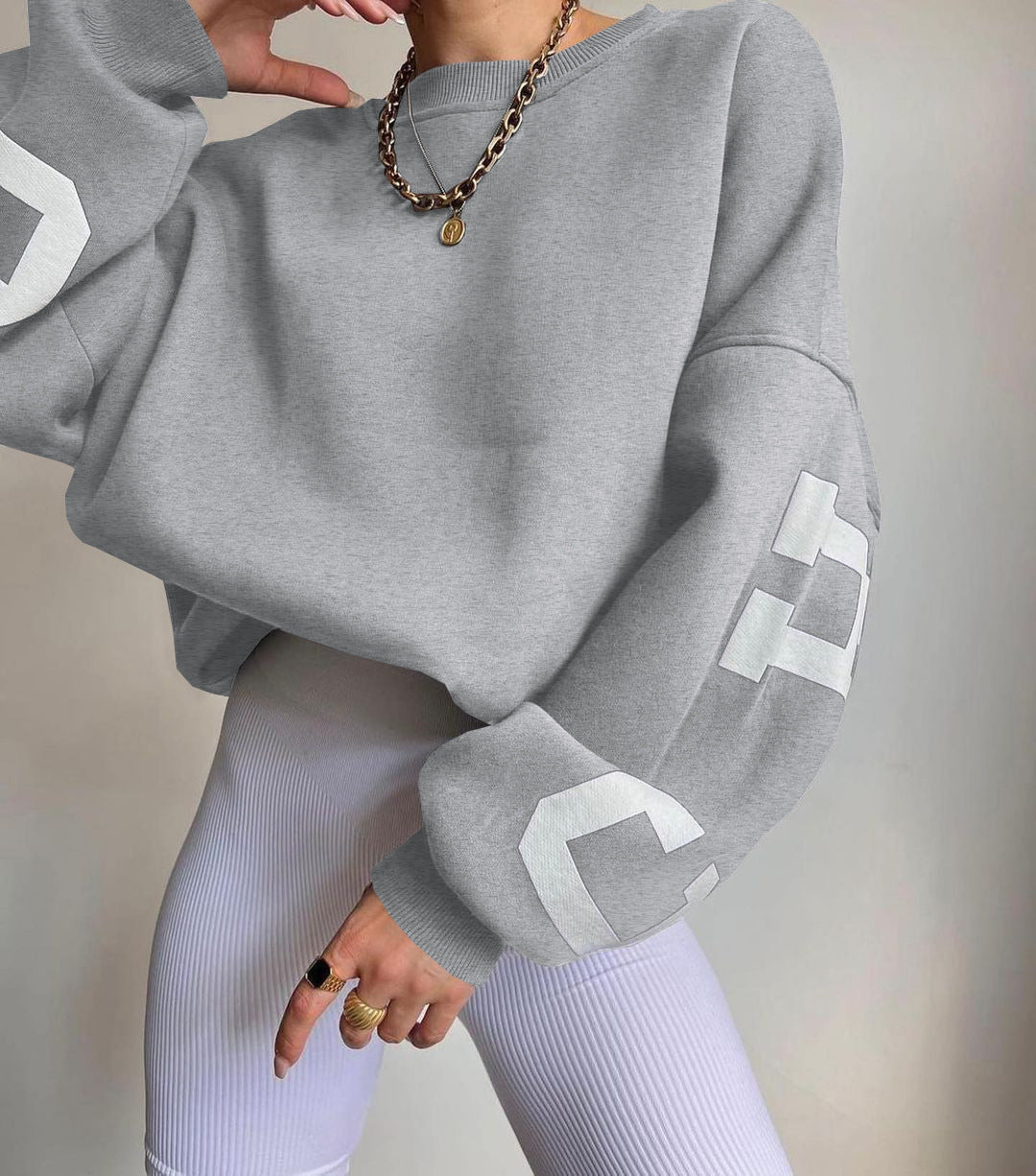 Women's Sweater | Loose Fit Long Sleeve Pullover for Everyday Wear