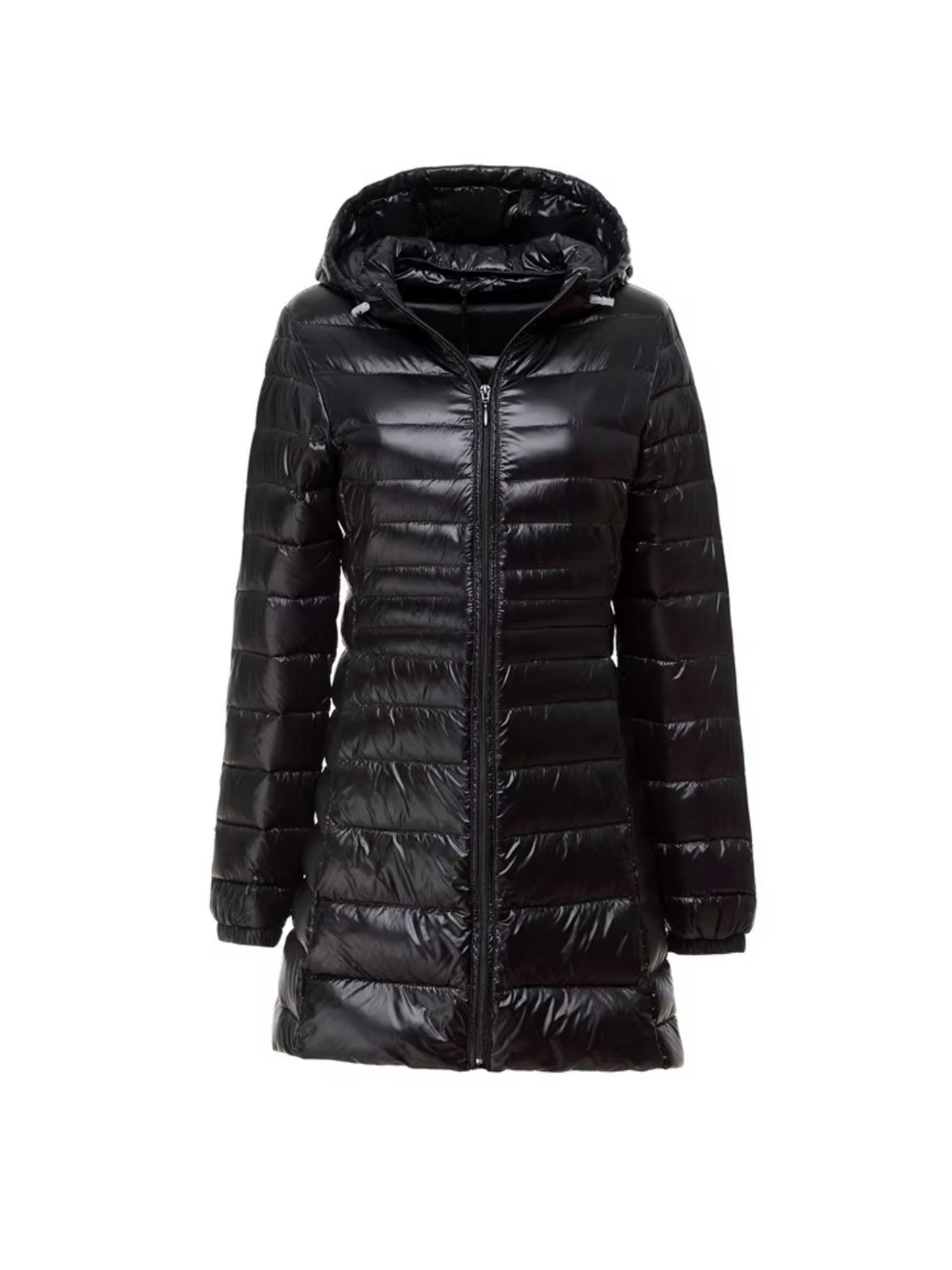 Quilted Hooded Long Coat for Women | Cold Weather Outerwear