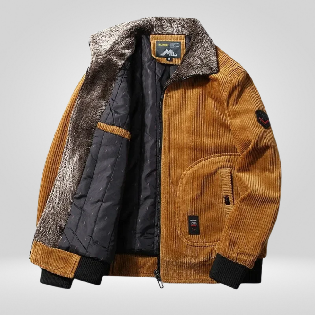 Men's Jacket | Windproof Insulated Winter Clothing in Large Sizes
