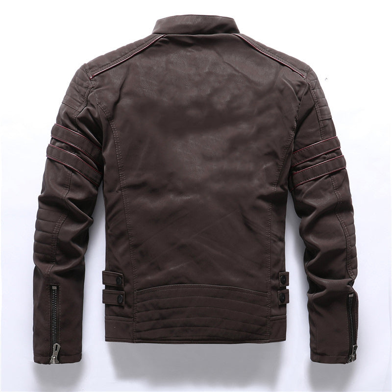 Men's Motorcycle Jacket | Stylish Jacket with Zipper