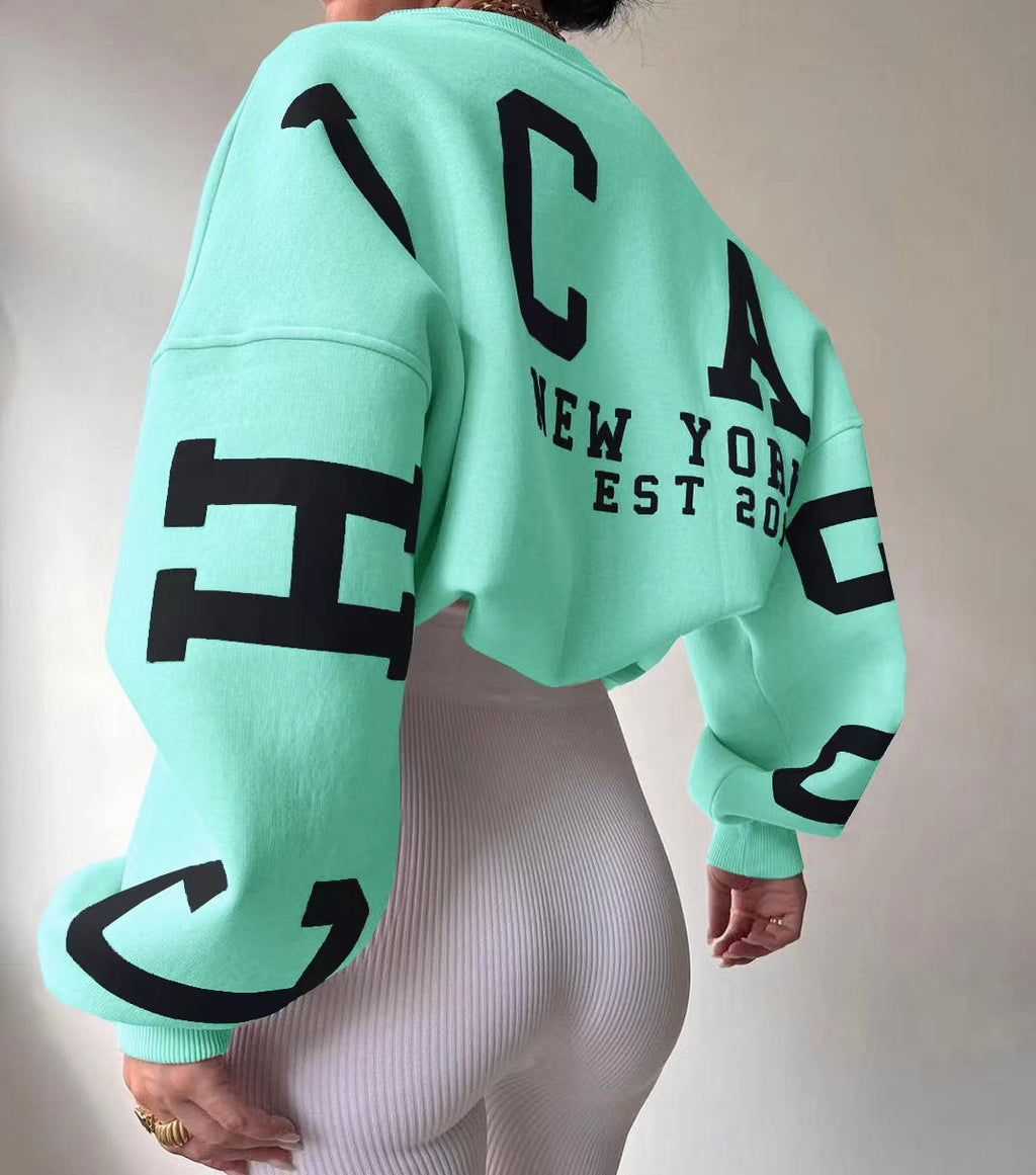 Oversized Long Sleeve Pullover Sweater for Women | Everyday Wear