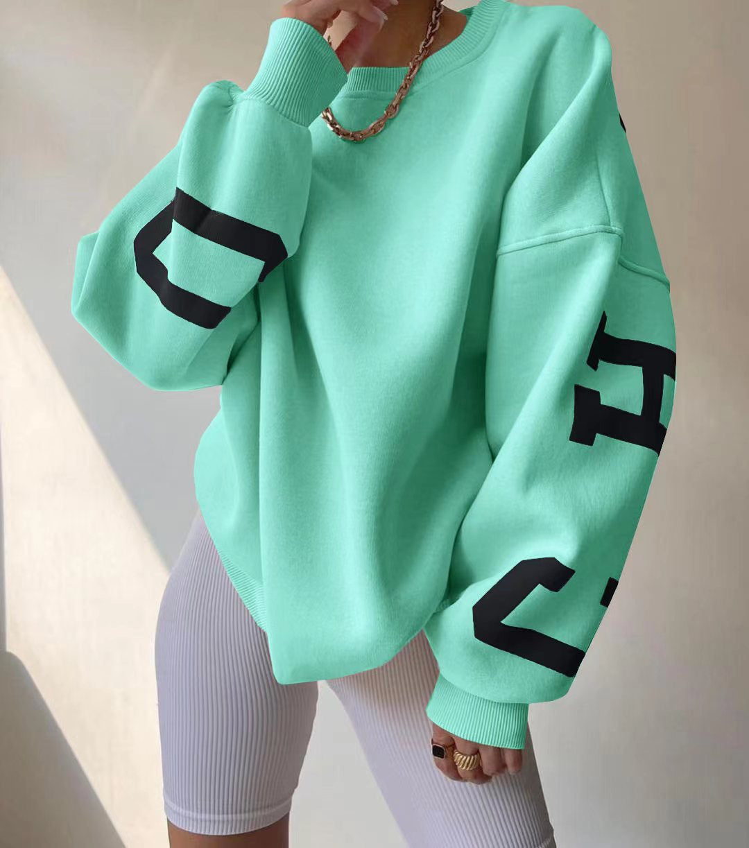 Women's Sweater | Loose Fit Long Sleeve Pullover for Everyday Wear