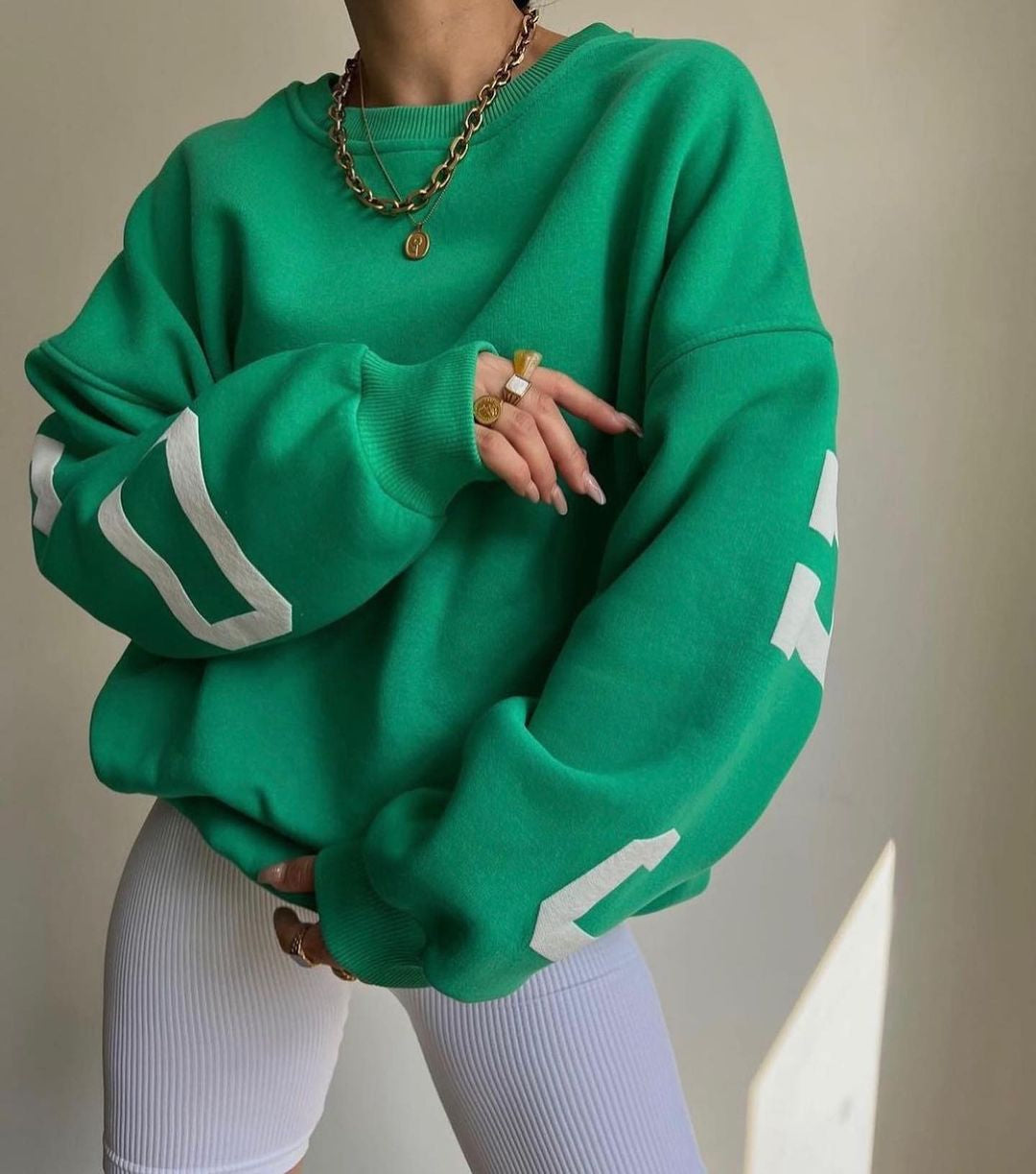 Women's Sweater | Loose Fit Long Sleeve Pullover for Everyday Wear