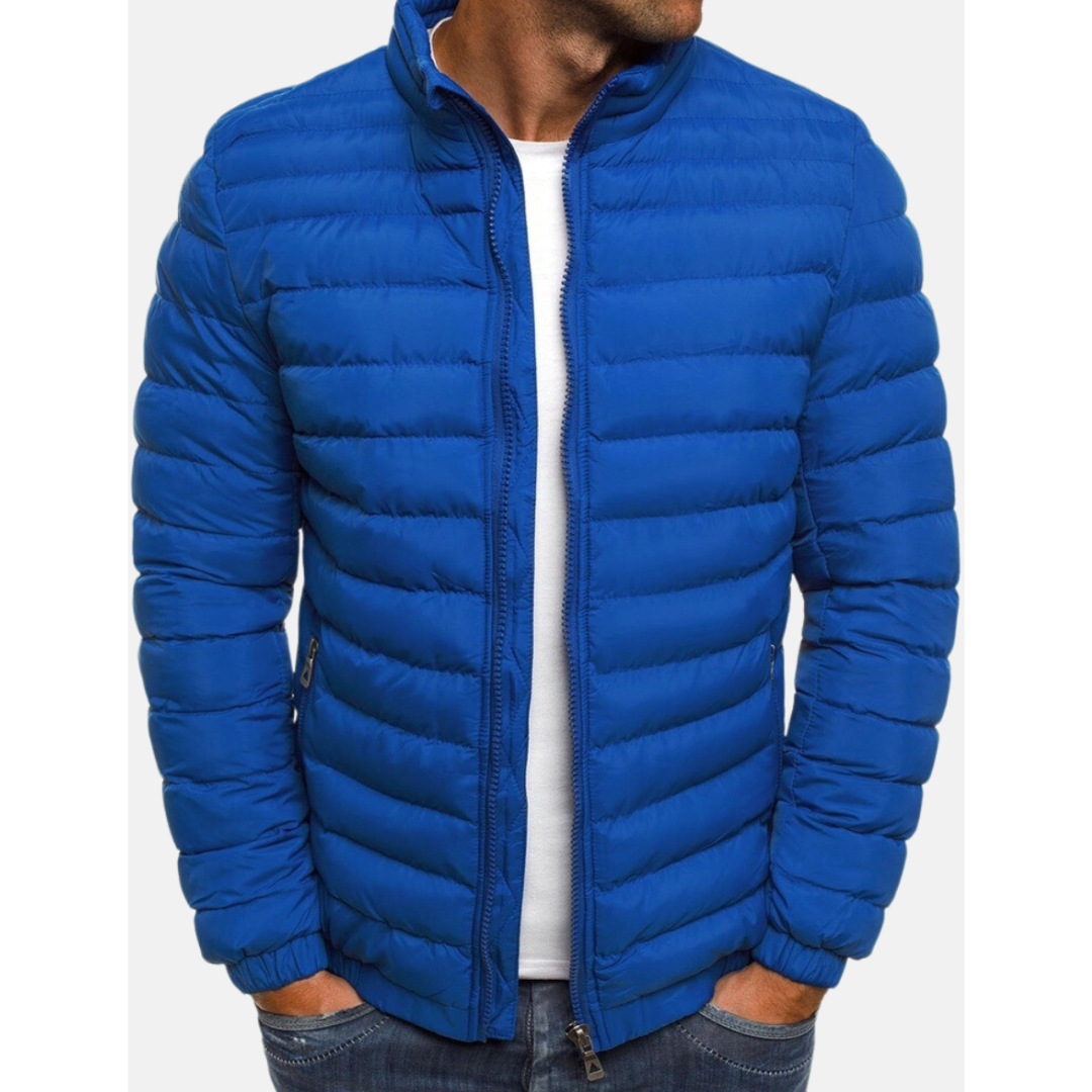 Insulated Hooded Full Zip Winter Jacket for Men | Cold Weather Outerwear