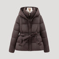 Women's Winter Coat | Quilted Belted Cut