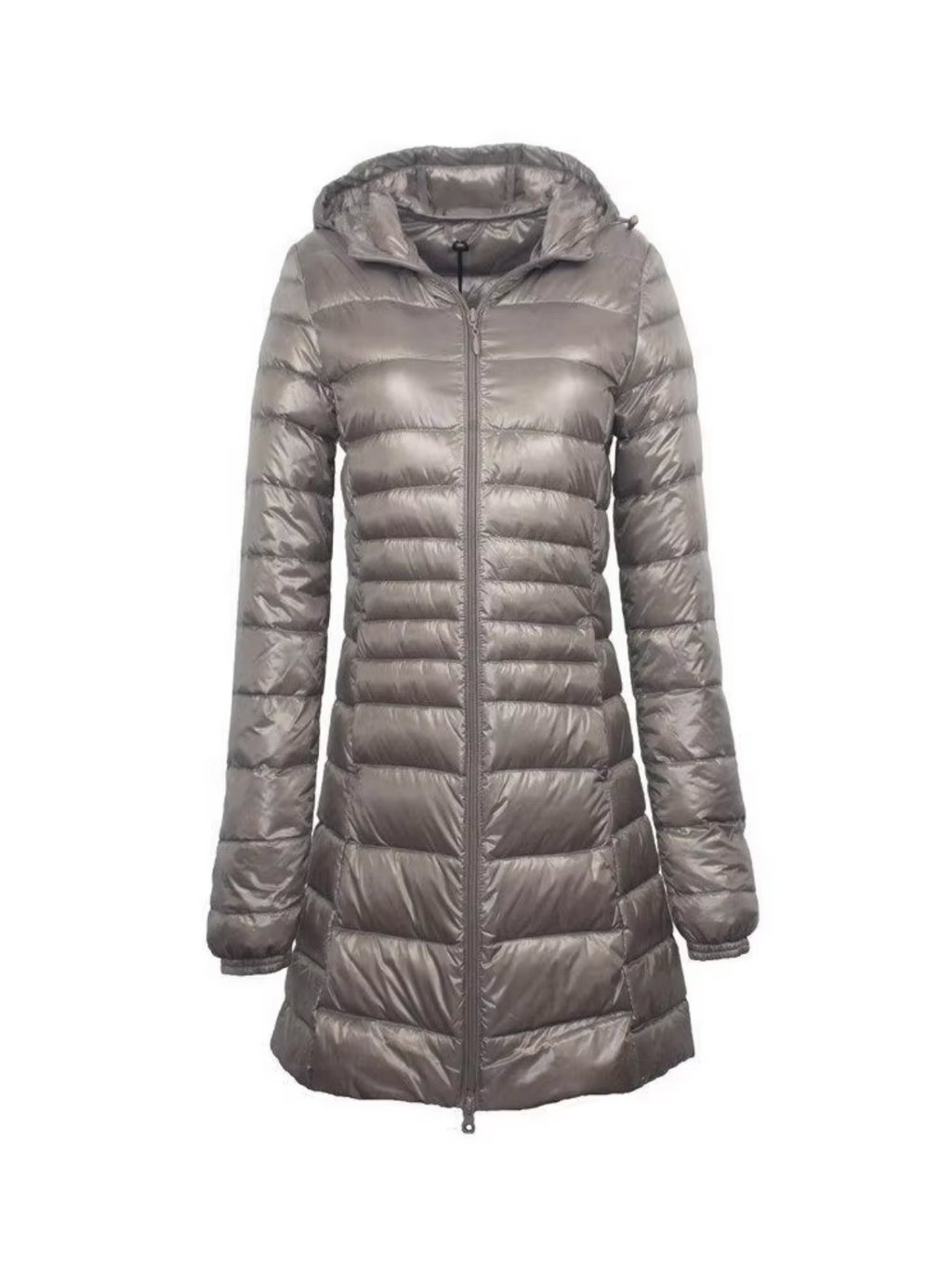 Quilted Hooded Long Coat for Women | Cold Weather Outerwear