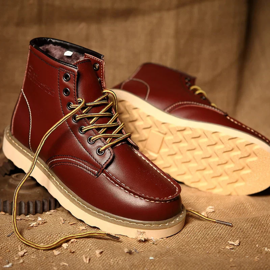Vintage Lace Up Ankle Boots for Men | Smart Casual Occasion
