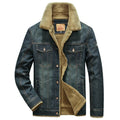 Full Zip Standing Collar Winter Jacket for Men | Cold Weather Outerwear