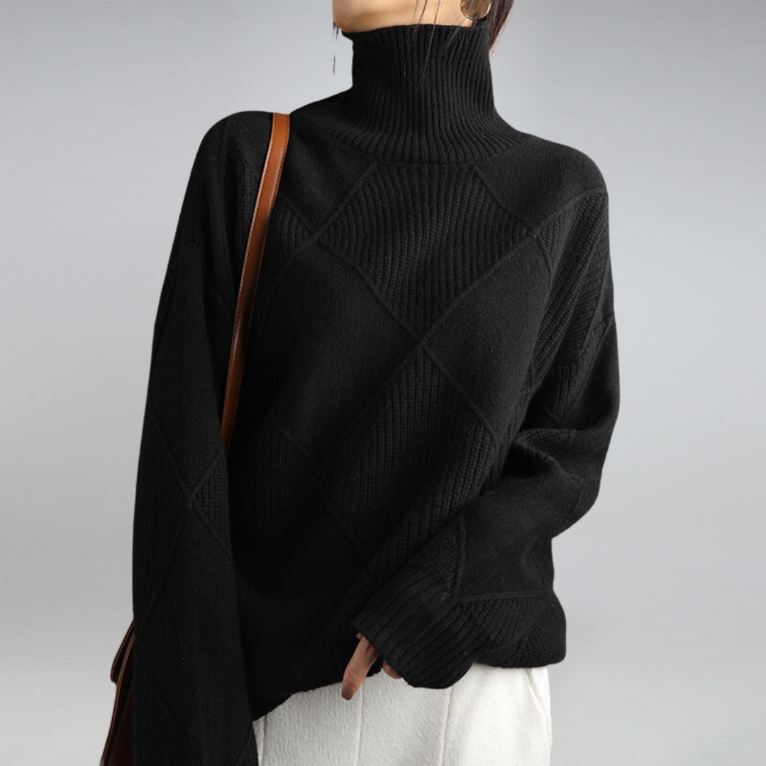Warm Women's Turtleneck | Elegant Long Sleeve Sweater