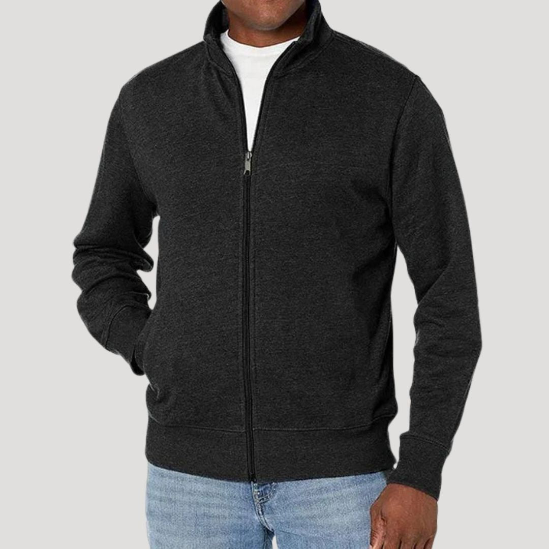 Men's Jacket | Front Zipper Closure