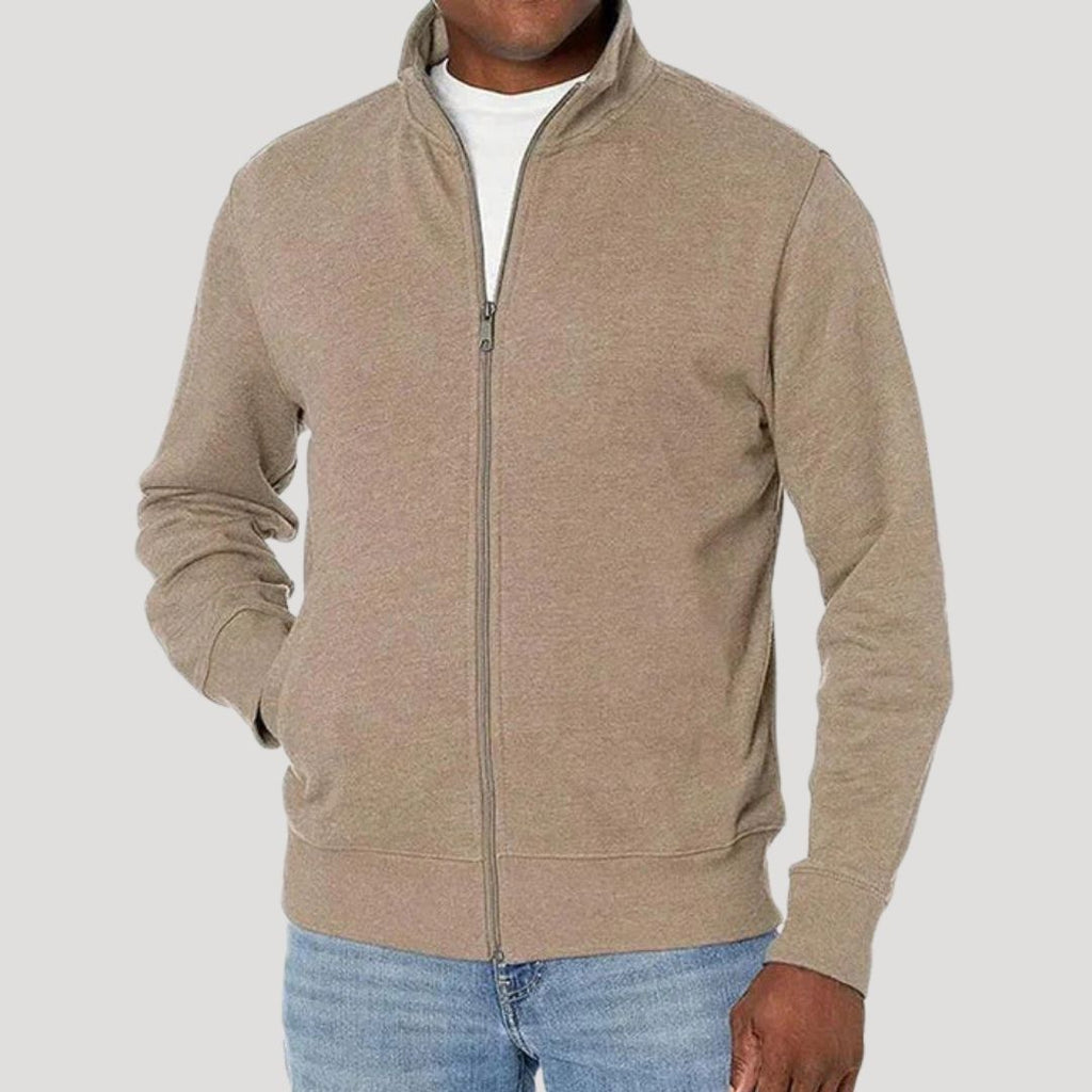 Men's Jacket | Front Zipper Closure