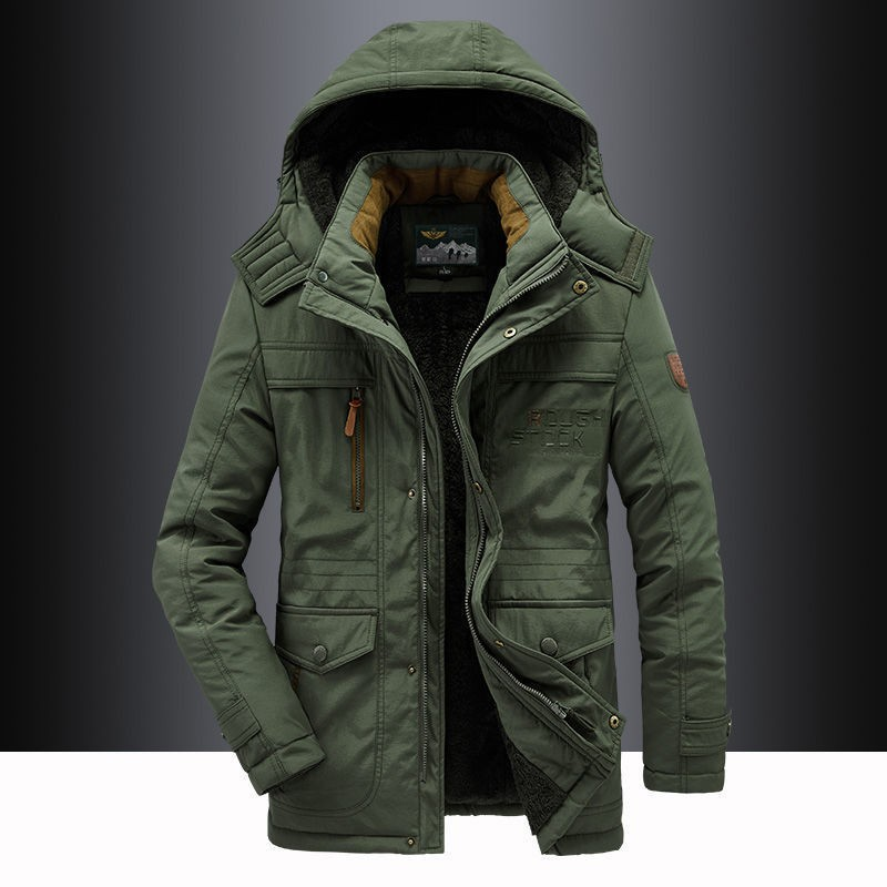 Men's Parka Jacket | Insulated with Adjustable Hood