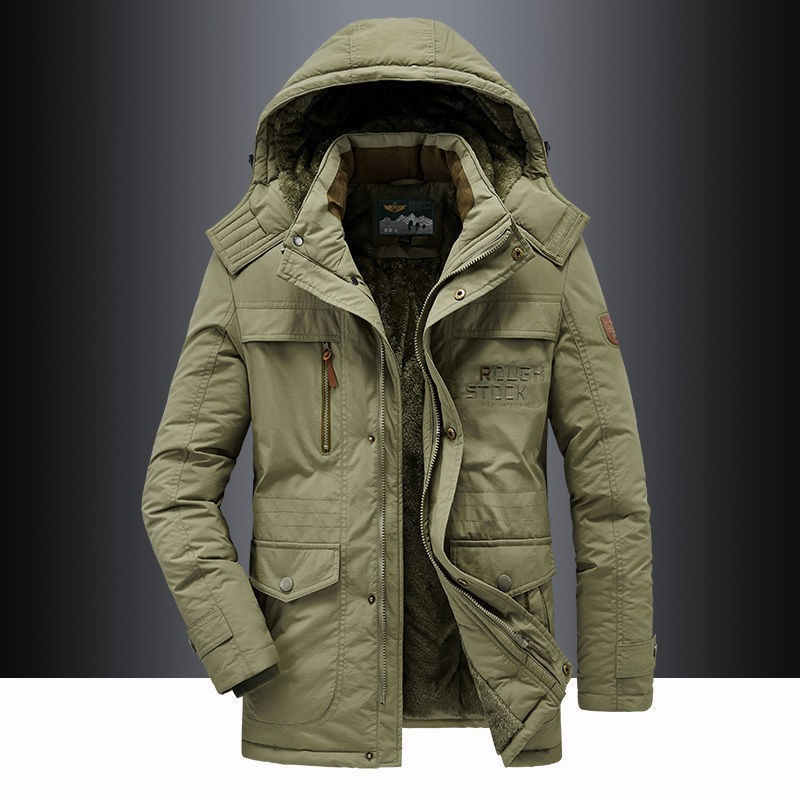 Men's Parka Jacket | Insulated with Adjustable Hood
