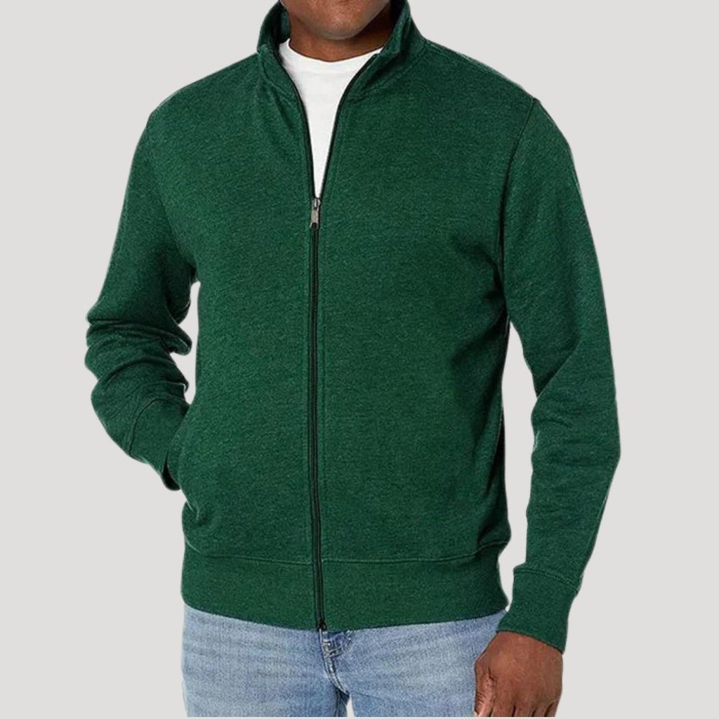 Men's Jacket | Front Zipper Closure