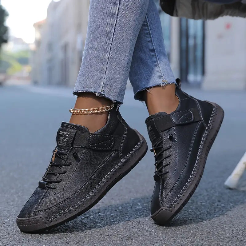 Leather Orthopedic Cushioned Sneakers for Women | Everyday Support