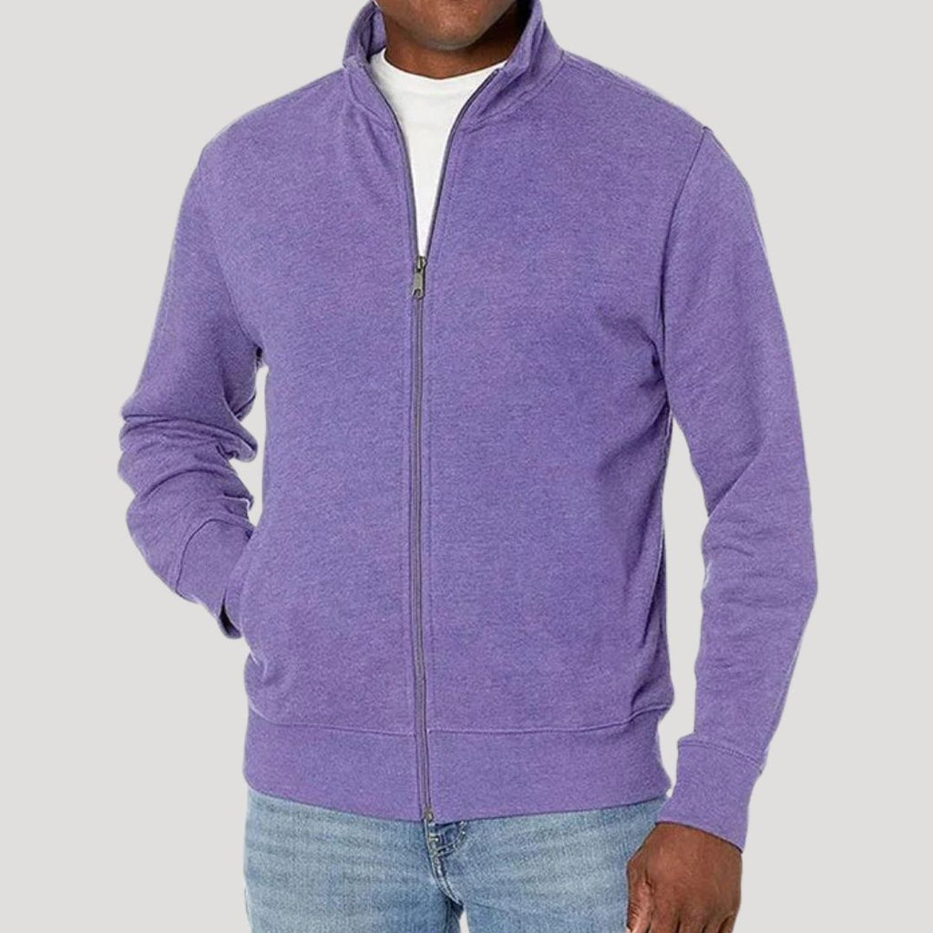 Men's Jacket | Front Zipper Closure