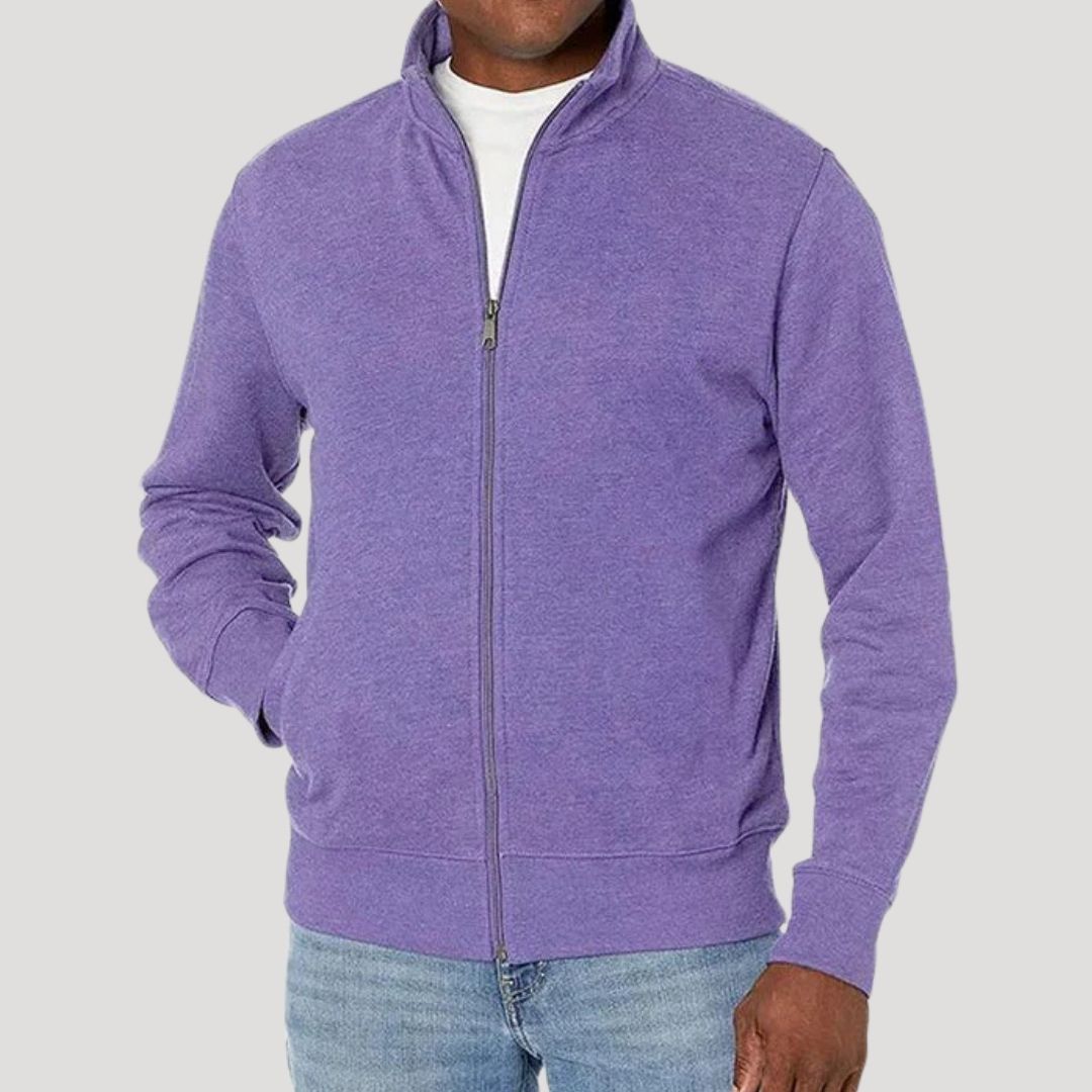 Men's Jacket | Front Zipper Closure