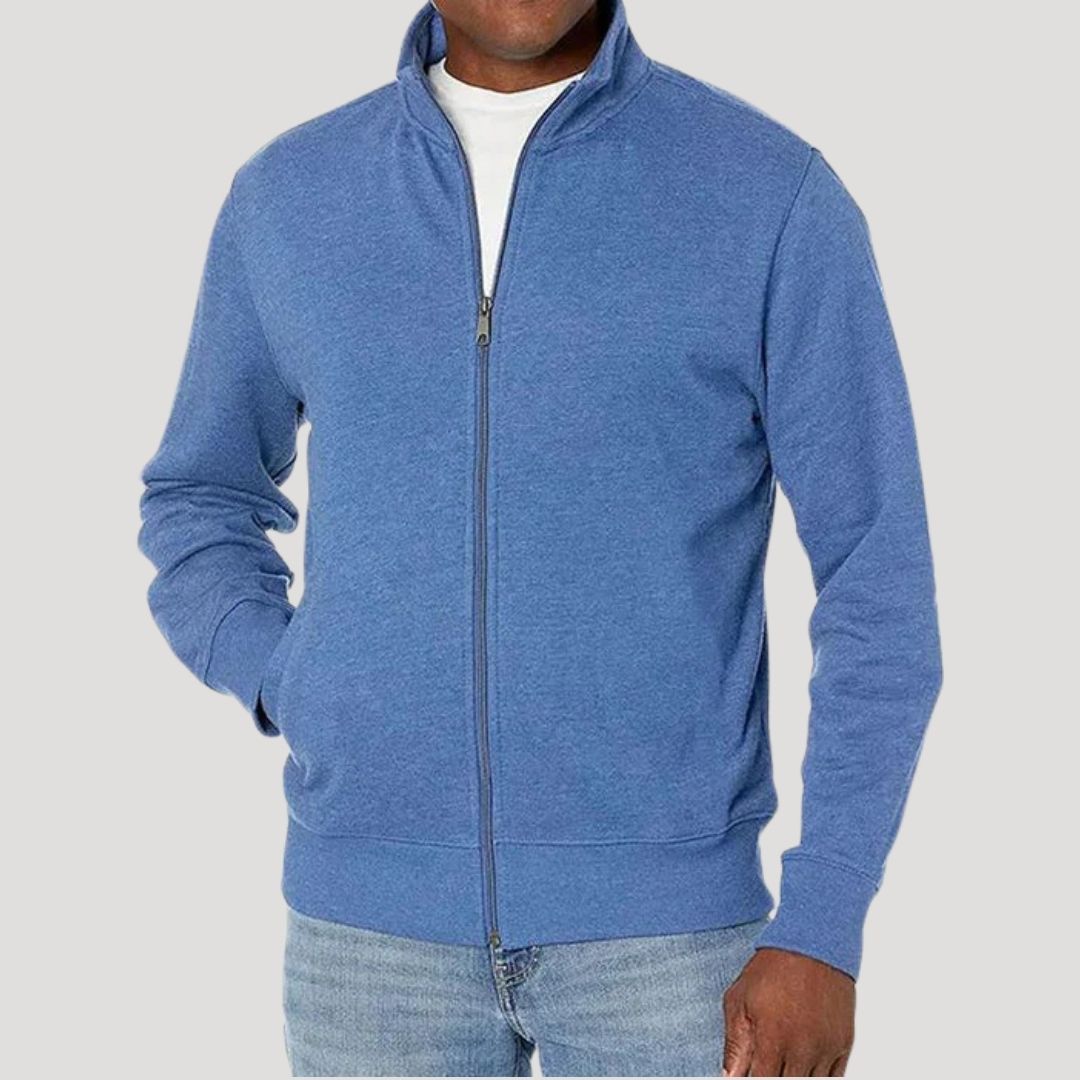 Men's Jacket | Front Zipper Closure