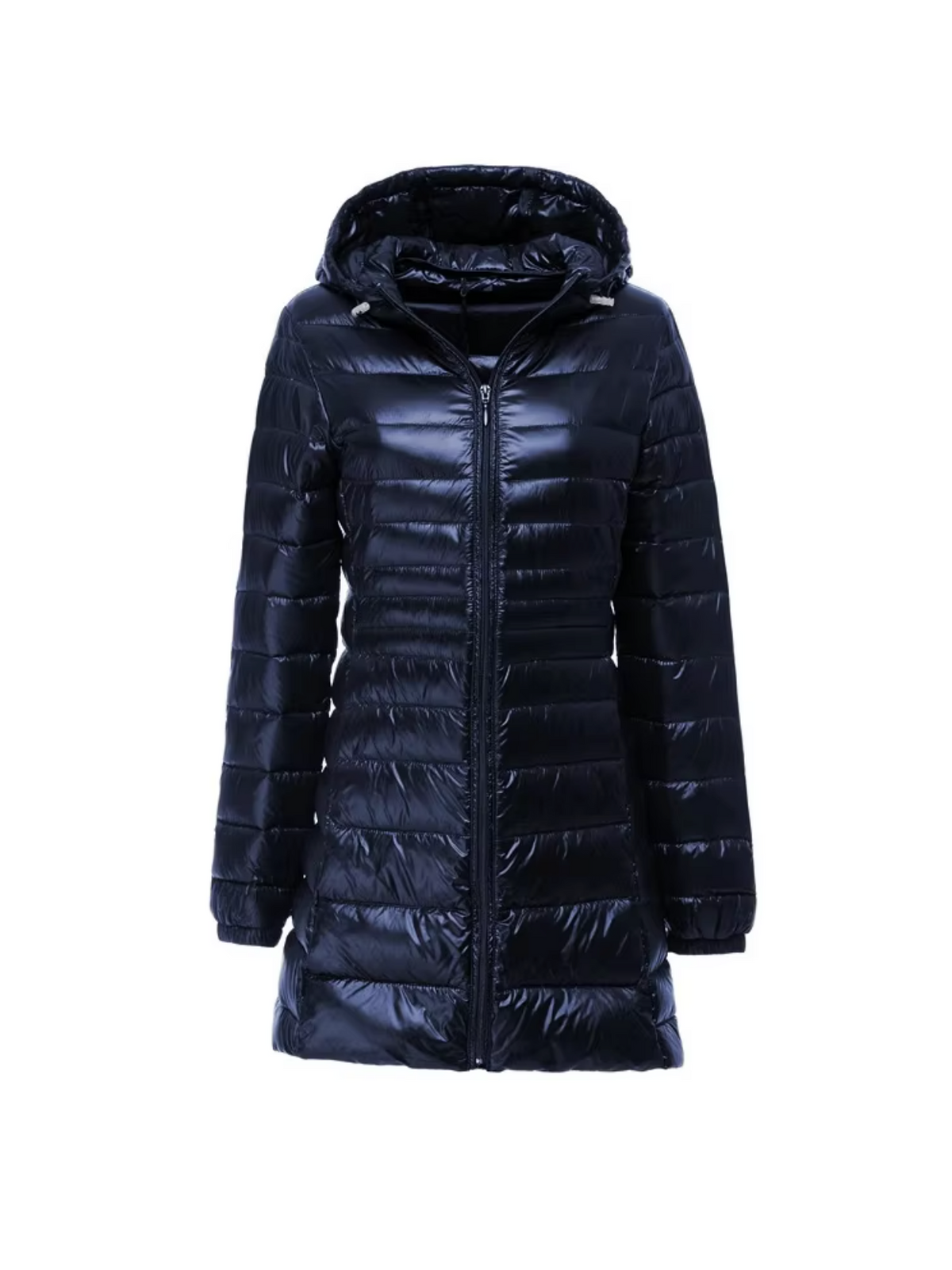 Quilted Hooded Long Coat for Women | Cold Weather Outerwear