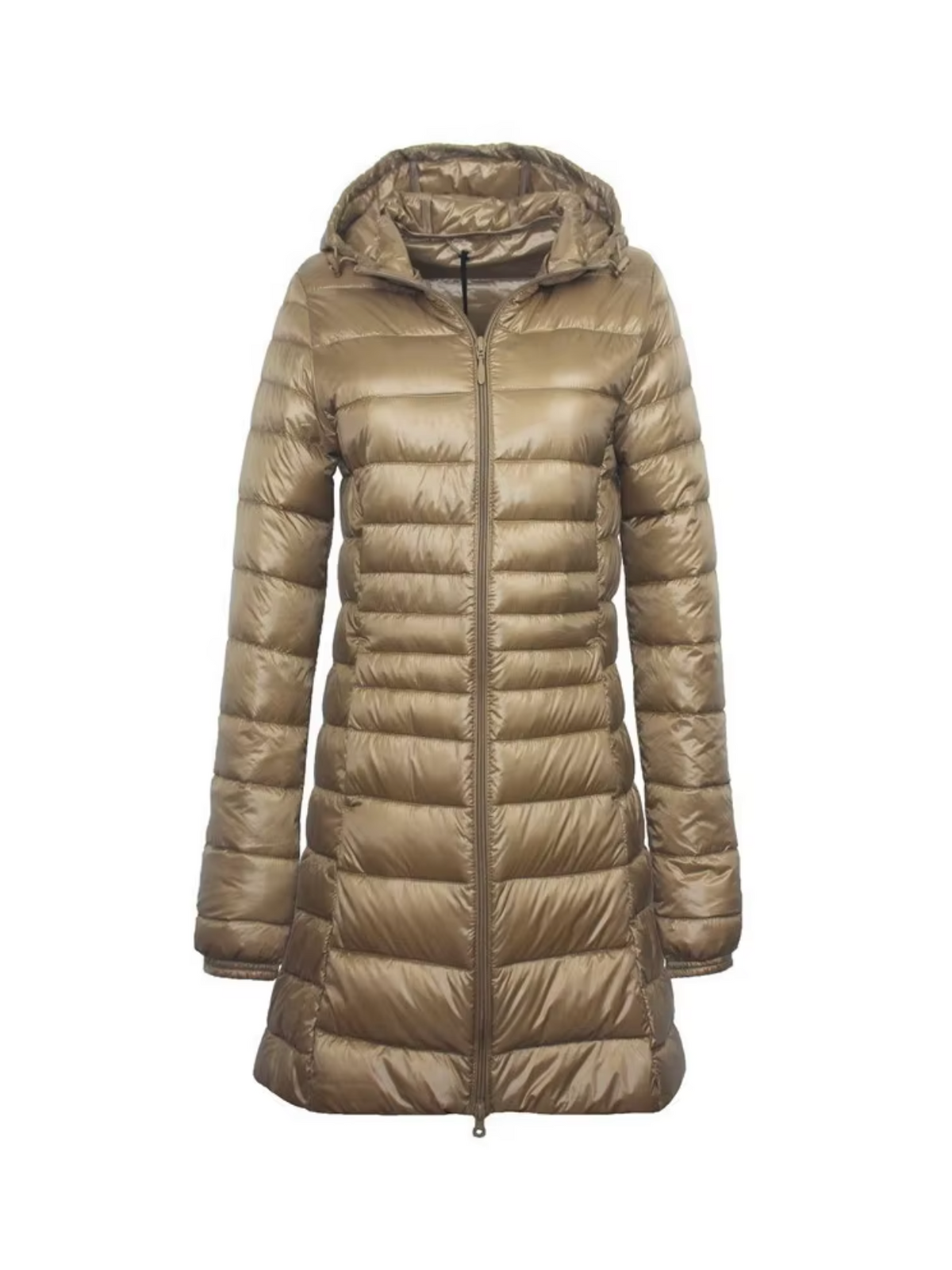 Quilted Hooded Long Coat for Women | Cold Weather Outerwear