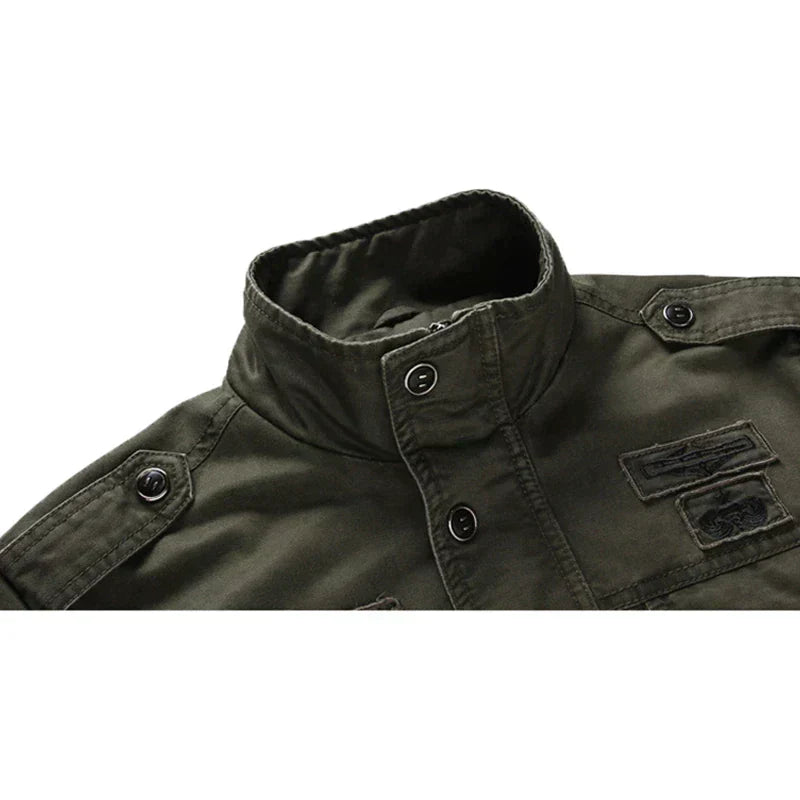 Men's Military Jacket | Modern Zip Jacket