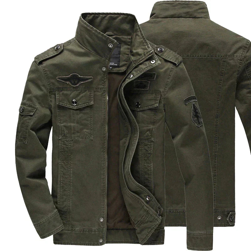 Men's Military Jacket | Modern Zip Jacket