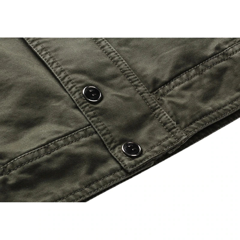 Men's Military Jacket | Modern Zip Jacket