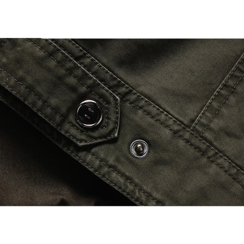 Men's Military Jacket | Modern Zip Jacket