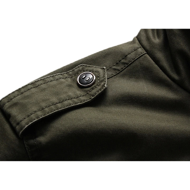 Men's Military Jacket | Modern Zip Jacket