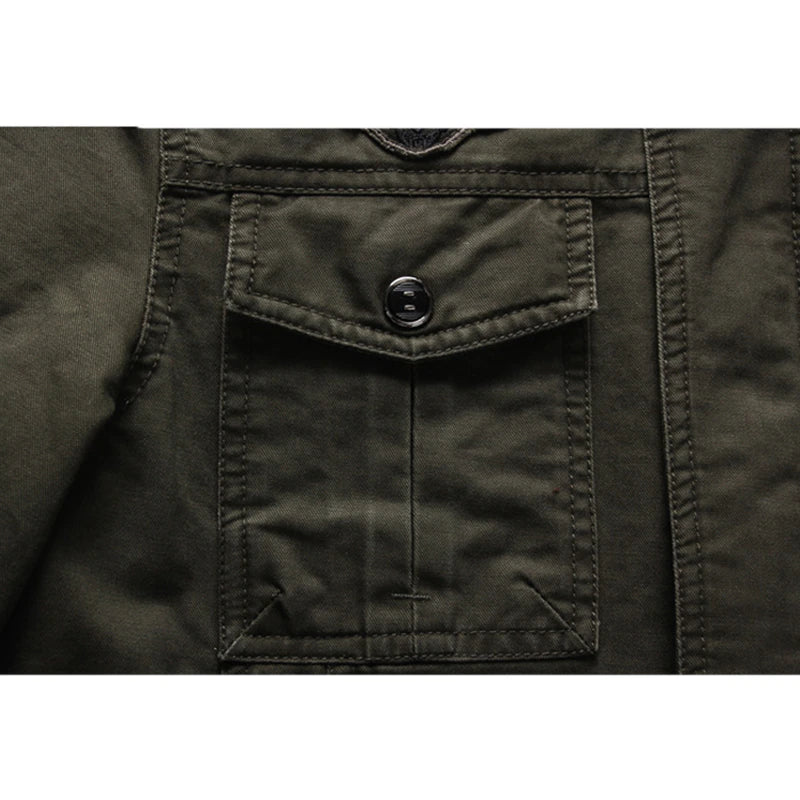 Men's Military Jacket | Modern Zip Jacket