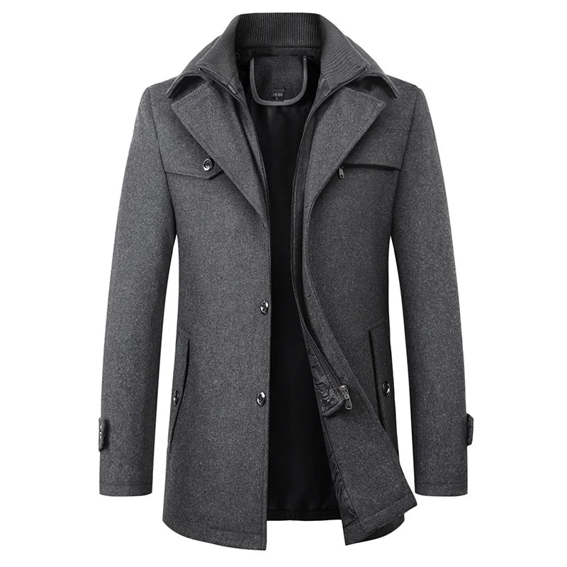 Men's Winter Jacket | Waterproof Cut with Classic Collar