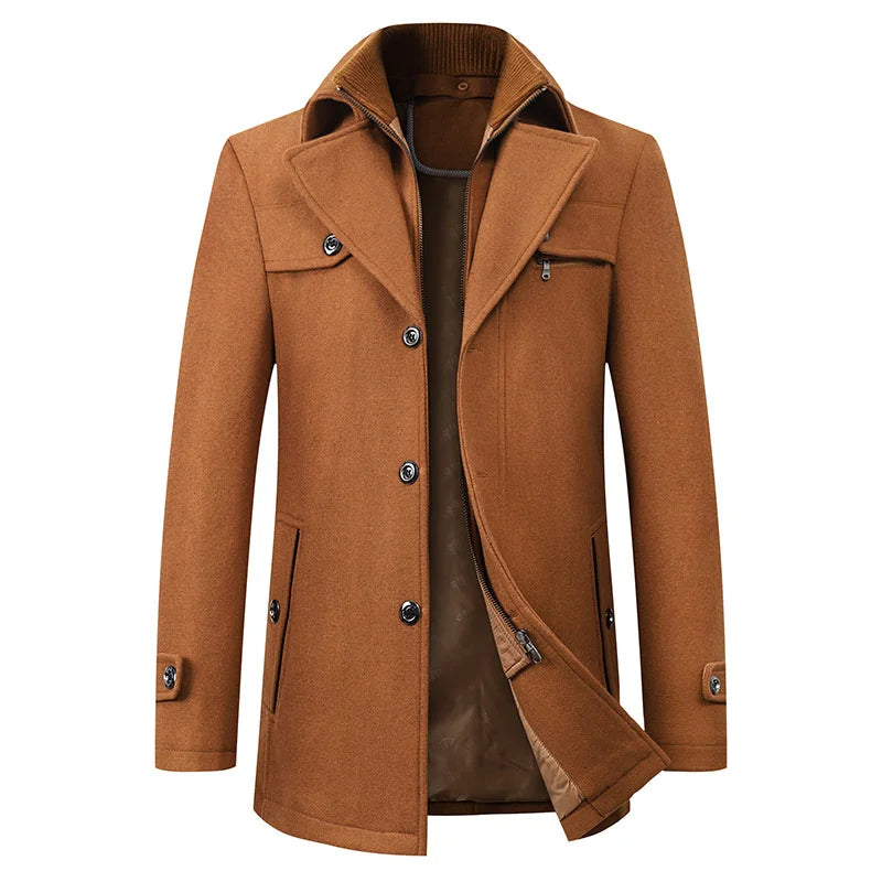 Men's Winter Jacket | Waterproof Cut with Classic Collar
