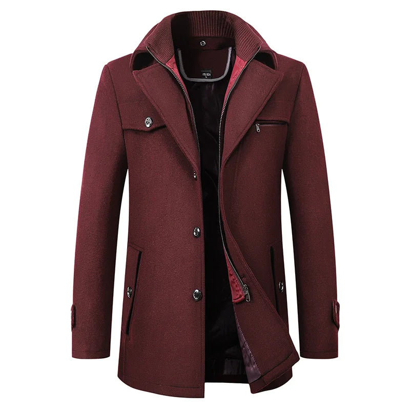 Men's Winter Jacket | Waterproof Cut with Classic Collar