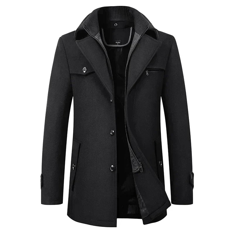 Men's Winter Jacket | Waterproof Cut with Classic Collar