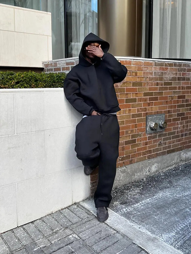 Loose Fit Sweatsuit Set for Men | Casual Everyday Loungewear Collection