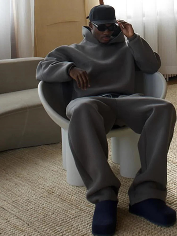 Loose Fit Sweatsuit Set for Men | Casual Everyday Loungewear Collection